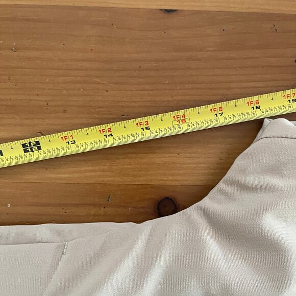 Moussy Women's High Waisted Kaki Suspender Cropped Pants Size 1 - Small - Picture 9 of 10